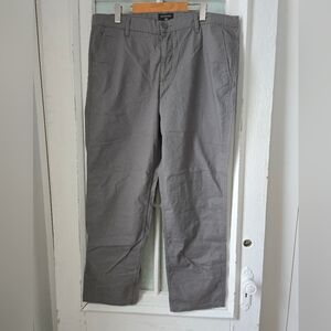 Dockers Gray Chino Pants Straight Fit 38x32